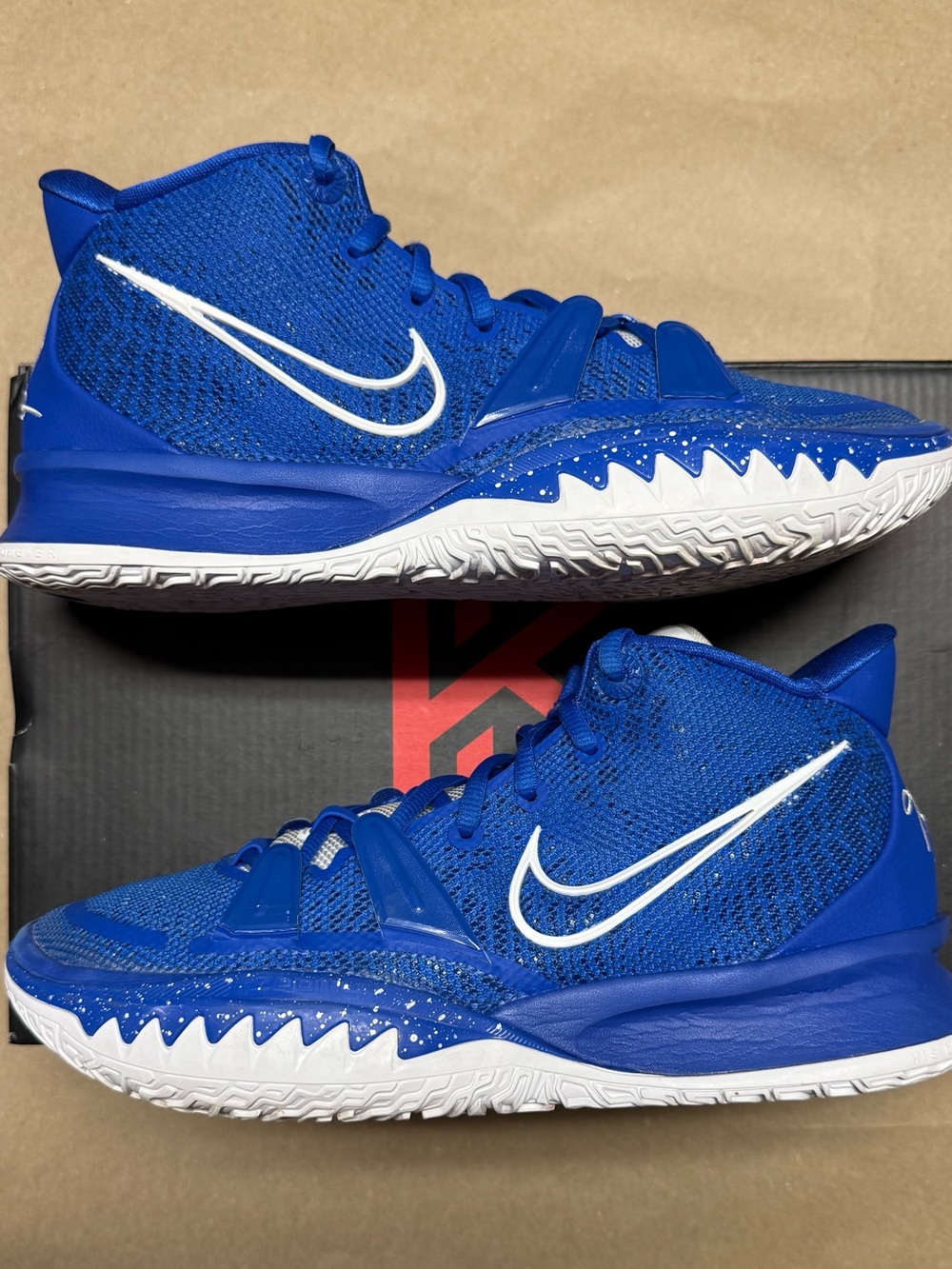 Nike Kyrie 7 TB Game Royal Men’s size 8.5 Basketball Shoes Rare!